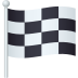 🏁 chequered flag display on JoyPixels