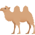 🐫 two-hump camel display on JoyPixels