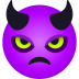 👿 angry face with horns display on JoyPixels