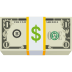 💵 dollar banknote display on JoyPixels