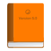 📙 orange book display on JoyPixels