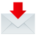 📩 envelope with arrow display on JoyPixels