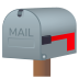 📪 closed mailbox with lowered flag display on JoyPixels