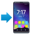 📲 mobile phone with arrow display on JoyPixels