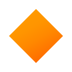 🔸 small orange diamond display on JoyPixels