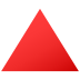 🔺 red triangle pointed up display on JoyPixels