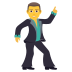 🕺 man dancing display on JoyPixels