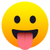 😛 face with tongue display on JoyPixels