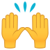 🙌 raising hands display on JoyPixels