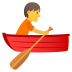 🚣 person rowing boat display on JoyPixels