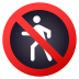 🚷 no pedestrians display on JoyPixels