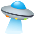 🛸 flying saucer display on JoyPixels