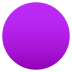 🟣 purple circle display on JoyPixels