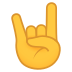 🤘 sign of the horns display on JoyPixels