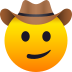 🤠 cowboy hat face display on JoyPixels