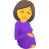 🤰 pregnant woman display on JoyPixels