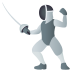 🤺 person fencing display on JoyPixels