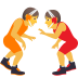 🤼 people wrestling display on JoyPixels