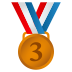 🥉 3rd place medal display on JoyPixels