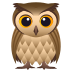 🦉 owl display on JoyPixels