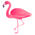 🦩 flamingo display on JoyPixels