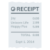 🧾 receipt display on JoyPixels