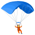 🪂 parachute display on JoyPixels