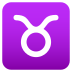 ♉ Taurus display on JoyPixels