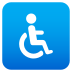 ♿ wheelchair symbol display on JoyPixels