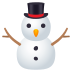 ⛄ snowman without snow display on JoyPixels