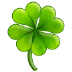 🍀 four leaf clover display on Samsung