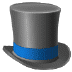 🎩 top hat display on Samsung