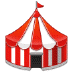 🎪 circus tent display on Samsung