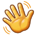 👋 waving hand display on Samsung