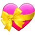 💝 heart with ribbon display on Samsung