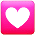 💟 heart decoration display on Samsung