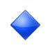 🔹 small blue diamond display on Samsung