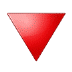 🔻 red triangle pointed down display on Samsung