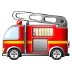 🚒 fire engine display on Samsung