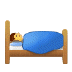 🛌 person in bed display on Samsung