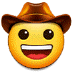 🤠 cowboy hat face display on Samsung