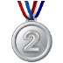 🥈 2nd place medal display on Samsung