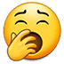 🥱 yawning face display on Samsung