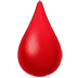 🩸 drop of blood display on Samsung