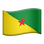 🇬🇫 flag: French Guiana display on Slack