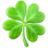 🍀 four leaf clover display on Slack