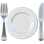 🍽️ fork and knife with plate display on Slack