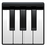🎹 musical keyboard display on Slack