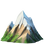 🏔️ snow-capped mountain display on Slack