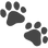 🐾 paw prints display on Slack